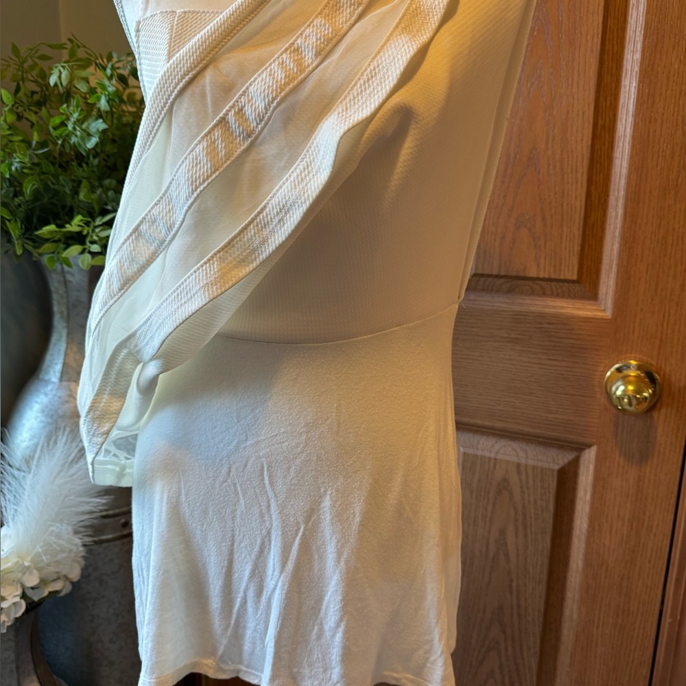 Tommy Hilfiger White Sleeveless Mini Dress Womens Size 12/14 EUC - Picture 15 of 16